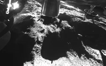 Goodnight, Moon: NASA Cameras on Blue Ghost Capture Lunar Sunset