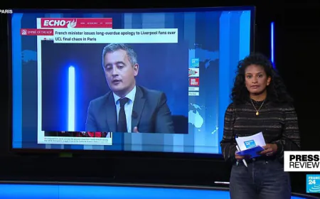 Former French interior minister Darmanin's 'long overdue' apology to Liverpool fans