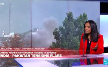India and Pakistan exchange fire, at least 38 killed