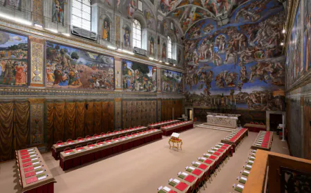 Live: World awaits white smoke as cardinals begin conclave to elect new pope