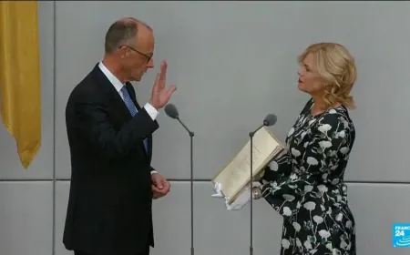 Merz named German chancellor just hours after historic parliamentary defeat