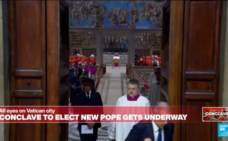 ‘Extra Omnes,’ meaning 'everybody out,' has been pronounced to start the Conclave