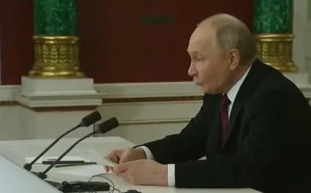 Putin says Russia is ready for direct talks with Ukraine but quiet on 30-day ceasefire