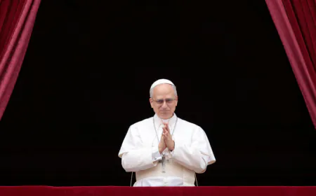 ‘No more war’: Pope Leo XIV delivers first Sunday blessing from Saint Peter’s Basilica