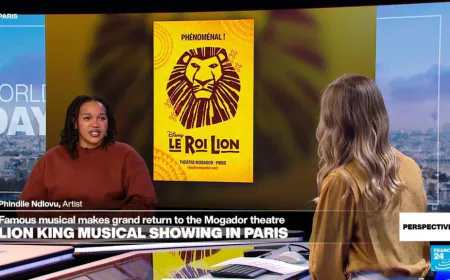 South Africa's Phindile Ndlovu on 'great honour' of featuring in Lion King musical in Paris