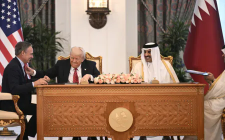 Qatar Airways places record $96 billion Boeing order amid Trump visit