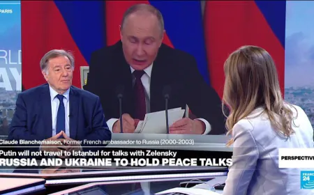 Putin trying to gain time in talks with Ukraine, former French envoy to Russia says