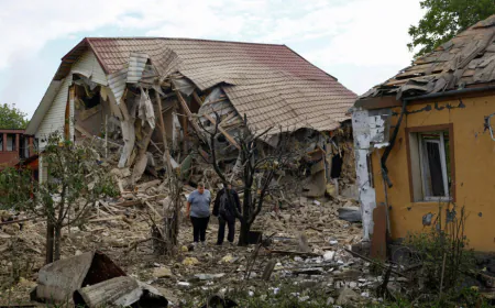 Russia launches 'record' overnight drone attack in Kyiv region, Ukraine says