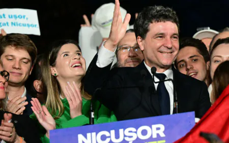 ???? Live: First exit polls in Romania show pro-EU candidate ahead of far-right rival in presidential election