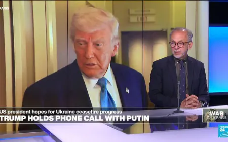 Trump calls Putin in push for Ukraine ceasefire