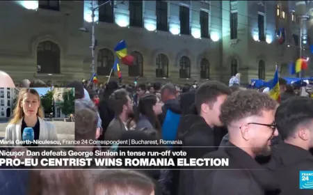 Relief in Romania following the victory of Nicusor Dan