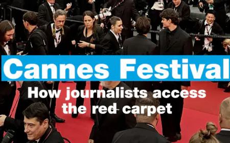 How journalists access the red carpet at Cannes Festival