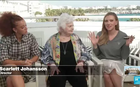 Scarlett Johansson debuts film at Cannes film festival with Eleanor the great