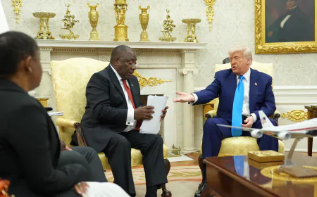 Trump Casts Himself as a Protector of Persecuted White People