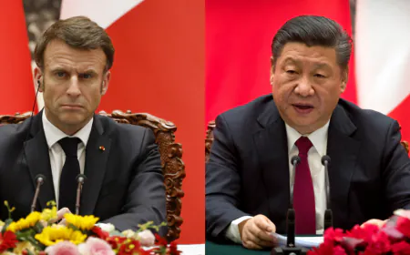France and China must jointly 'safeguard international trade rules', Xi tells Macron