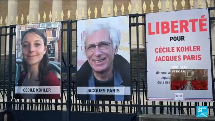 Three years of detention in Iran for the French nationals Cécile Kohler and Jacques Paris