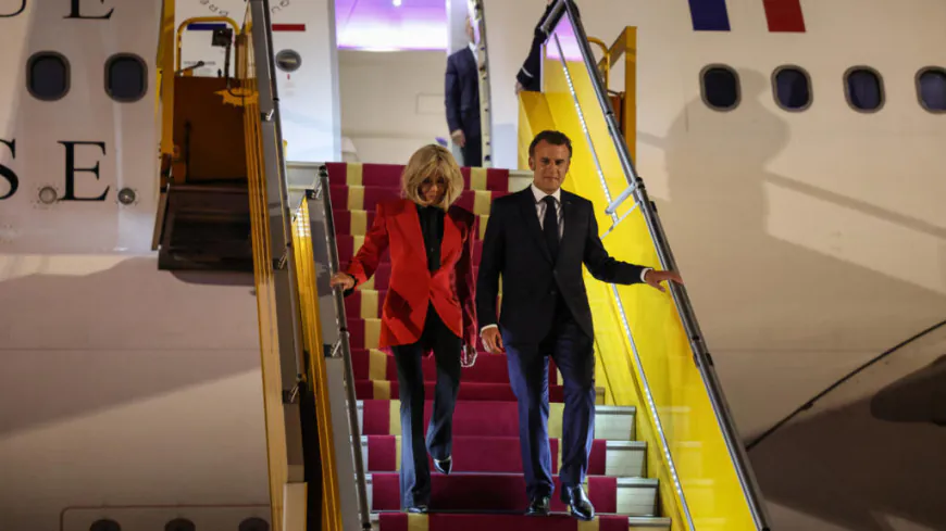 Macron says he and wife were ‘horsing around’ in apparent fight caught on camera