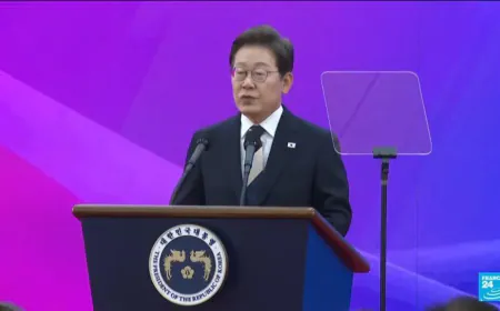 New South Korean President Lee faces crucial challenges at home and abroad