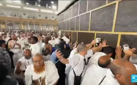 Million-plus pilgrims begin hajj in Mecca under blazing sun