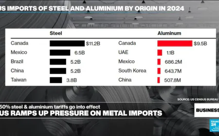 Trump's ramped-up 50% steel and aluminium tariffs come into effect