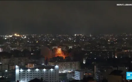 Israel targets Hezbollah’s drone production in southern Beirut