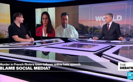 Blame social media? Murder in French Riviera town follows online hate speech