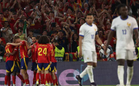 Spain hold off furious France comeback to reach Nations League final