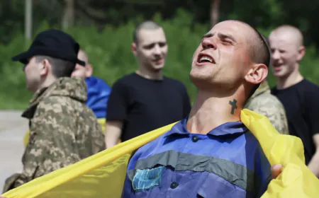 Ukraine and Russia swap first prisoners in large-scale exchange