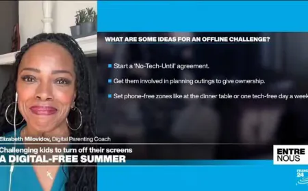 A digital-free summer: Challenging kids to turn off their screens