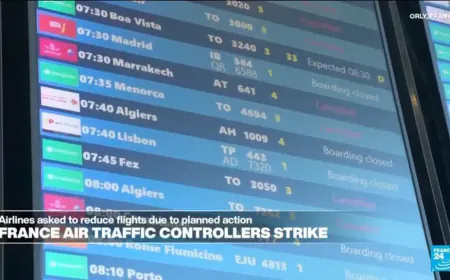 French air traffic controllers' strike disrupts early summer season travel