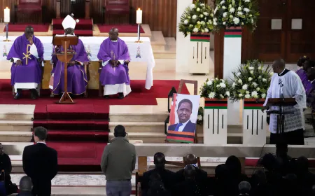 Political Rivalry in Zambia Extends to Funeral of Former President Edgar Lungu