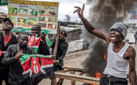 Antigovernment Protests Erupt Across Kenya, Killing Dozens
