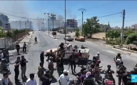 South Syria faces uncertain calm after deadly clashes that killed over 1,100