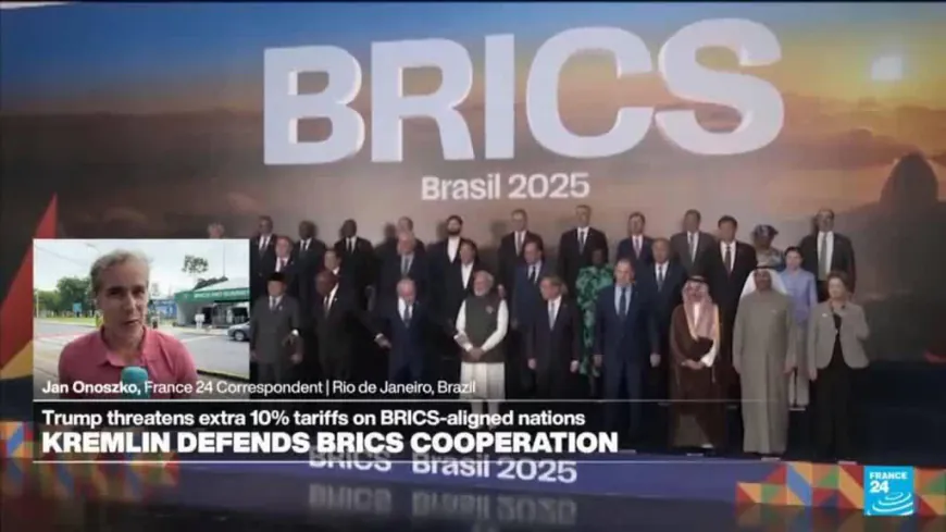Kremlin says BRICS not directed 'against' third countries, after Trump tariff threat
