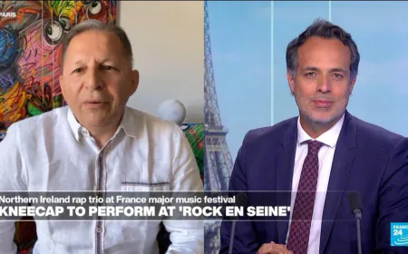 Kneecap to perform at 'Rock en Seine' amid tensions over their criticism of Israel