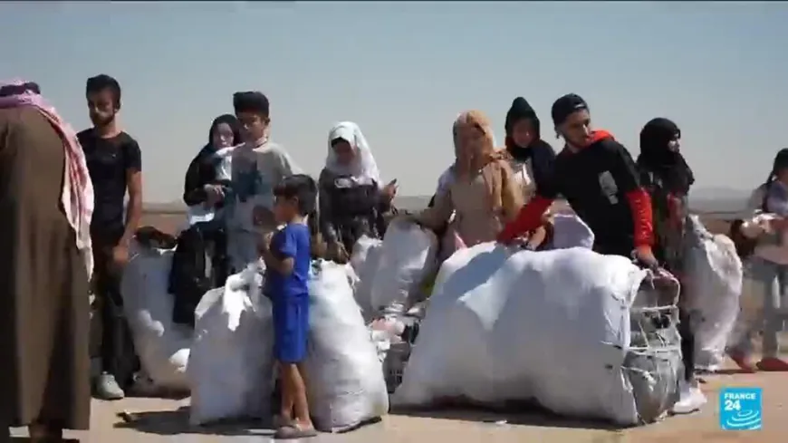 FRANCE 24 report in Sweida: Tens of thousands displaced since clashes began