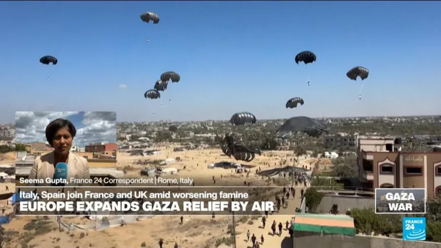 Italy to begin air drops of aid into Gaza, minister says