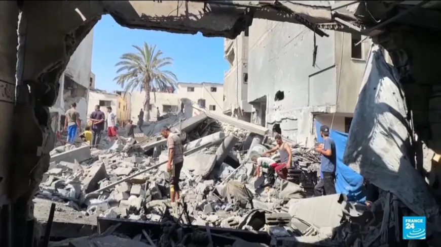 New Israeli strikes around Gaza kill at least 33 as famine announcement raises pressure