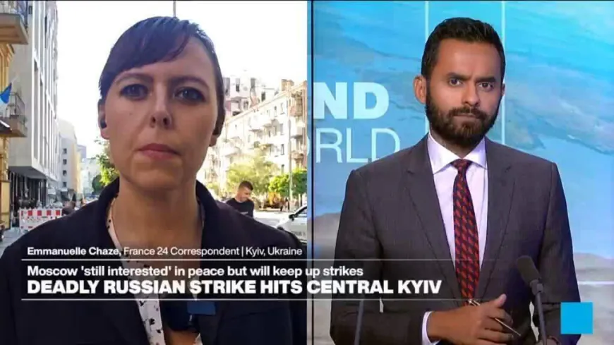 Deadly Russian strike hits central Kyiv