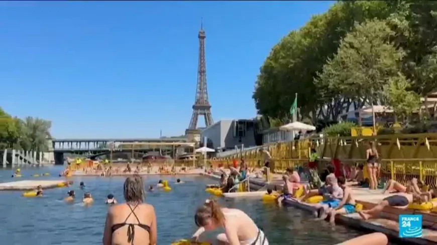 Paris extends river swimming season as turnout nears 100,000