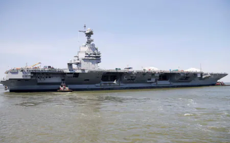 US sends aircraft carrier to South America as tensions mount