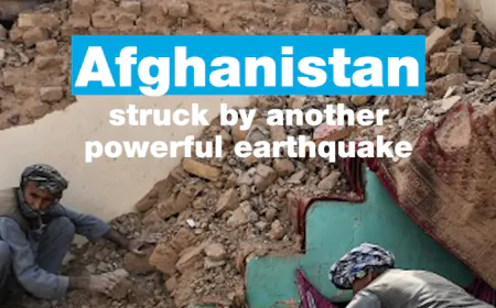 Afghanistan struck by another powerful earthquake
