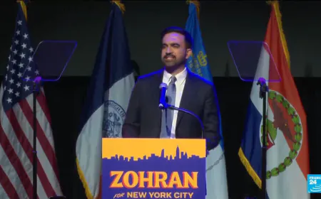 Zohran Mamdani makes history as New York City’s first South Asian mayor