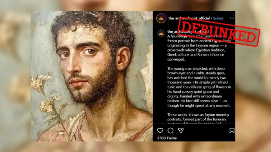 This mummy portrait isn’t from Roman Egypt - it was generated by AI