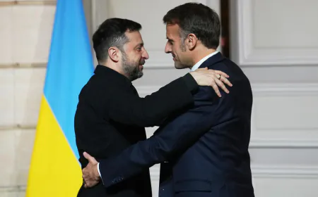 Macron calls for Europeans to have a seat at the table in Ukraine negotiations