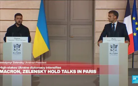 REPLAY : Emmanuel Marcon and Volodymyr Zelensky's joint address in Paris