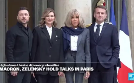 High-stakes Ukraine diplomacy intensifies as Zelensky is in Paris