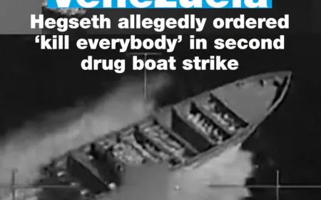 Venezuela: Hegseth allegedly ordered ‘kill everybody’ in second drug boat strike