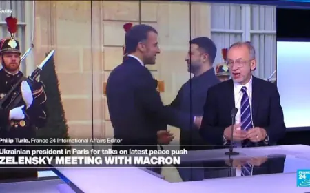Ukraine: Macron and Zelensky to discuss 'security guarantees' in Paris