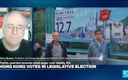 Hong Kong heads to the polls for legislative elections after deadly fire